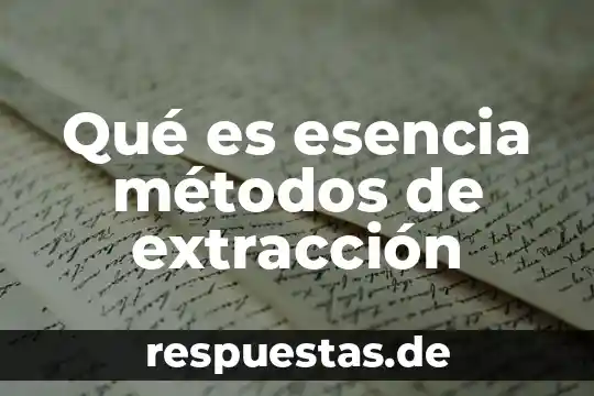 Métodos de suma y resta que es 7 Qué es esencia métodos de extracción