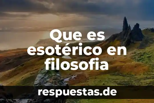 Que es antropoide en filosofia 7 Que es esotérico en filosofia