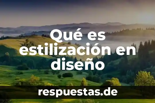 Diseño de color en cabello que es 8 Qué es estilización en diseño
