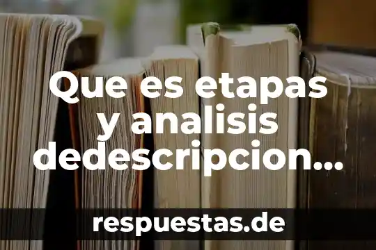 Qué es el diseño de puestos y evaluación de desempeño 5 Que es etapas y analisis dedescripcion de puestos