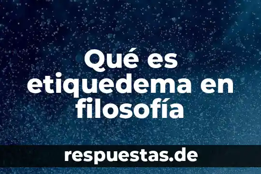 En filosofia que es transitorio 8 Qué es etiquedema en filosofía