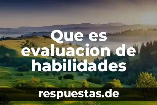 Que es el desarrollo de las habilidades intelectuales básicas 3 Que es evaluacion de habilidades