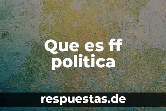 Qué es la representación política en la democracia 3 Que es ff politica