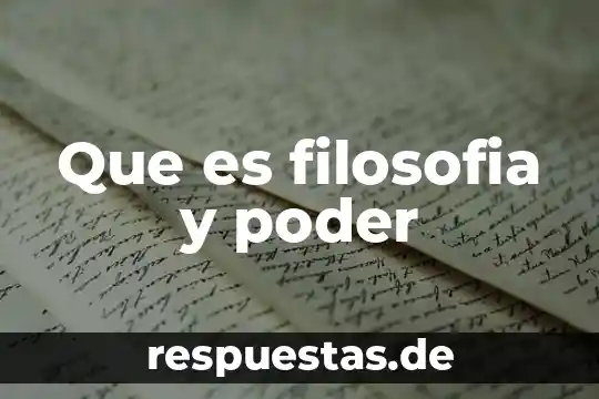 Que es una base de datos historia 6 Que es filosofia y poder