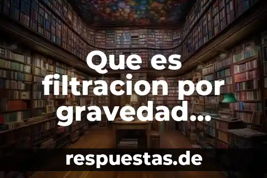 Qué es el tenis concepto 5 Que es filtracion por gravedad concepto
