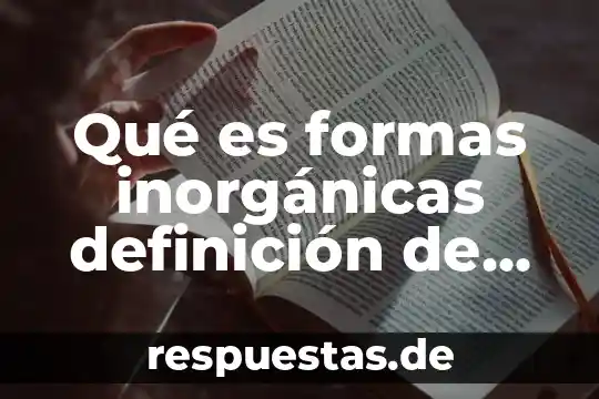 Qué es mala de conducta definición 7 Qué es formas inorgánicas definición de diseño gráfico