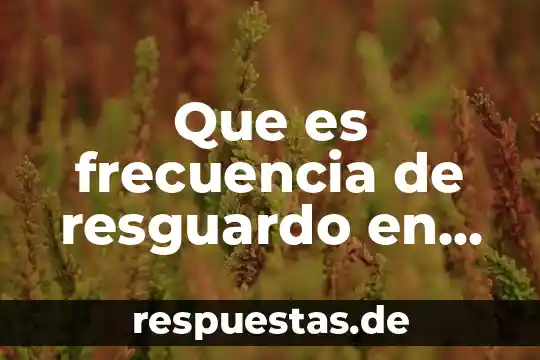 Que es la busqueda de existencia informatica 4 Que es frecuencia de resguardo en informatica