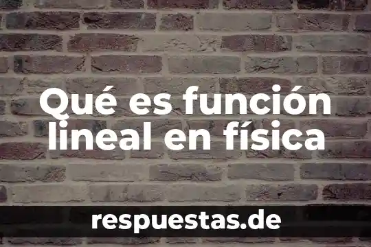 Qué es conciencia de clases ejemplos 7 Qué es función lineal en física