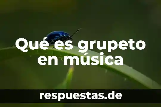 Qué es una difusión en química 3 Qué es grupeto en música