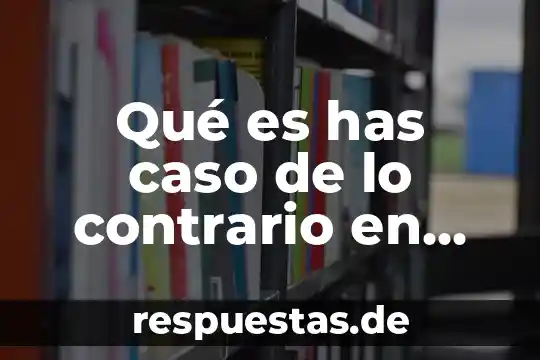 Qué es has caso de lo contrario en programación