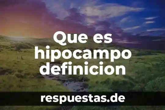 Que es una bomba atómica definición 6 Que es hipocampo definicion