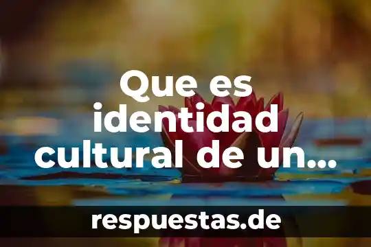 Qué es la industria cultural 5 Que es identidad cultural de un pueblo