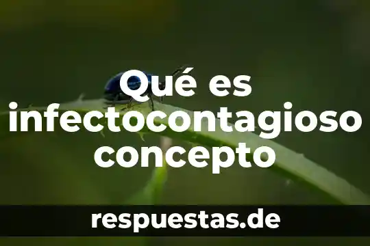 Que es intrapreneur concepto 8 Qué es infectocontagioso concepto