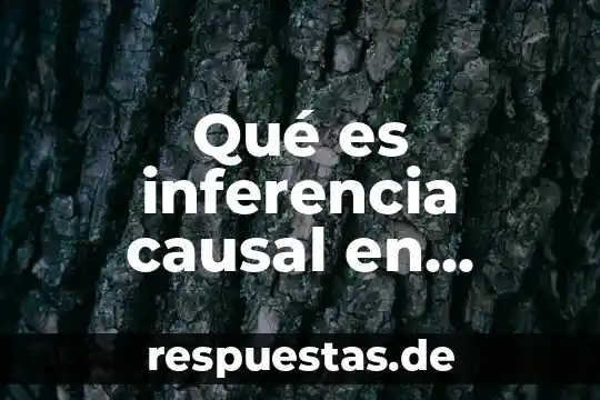 Que es una relacion causal español 5 Qué es inferencia causal en psicología