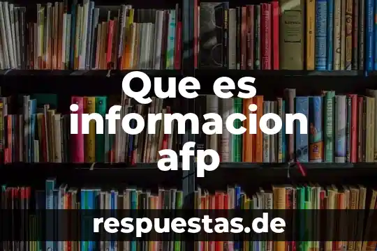 Que es la gerarquia de la informacion 7 Que es informacion afp