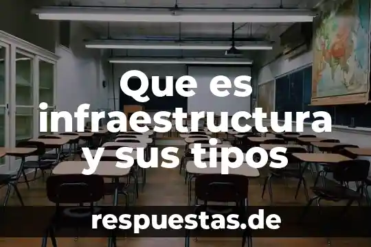 Que es administracion de la infraestructura hospitalaria 5 Que es infraestructura y sus tipos