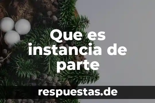 Violacion por parte de conyugue o parejas que es 6 Que es instancia de parte