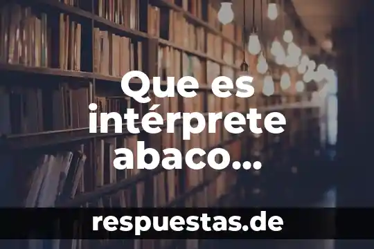 Z de altman que es 5 Que es intérprete abaco productivos