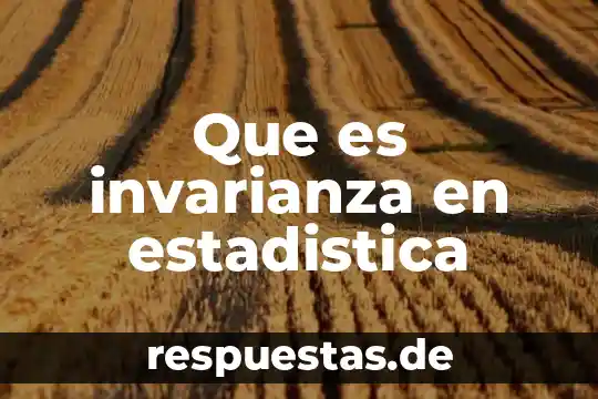 Que es la sesgo en estadistica 4 Que es invarianza en estadistica