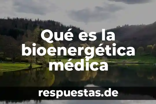 Que es unidad medica expedidora 5 Qué es la bioenergética médica