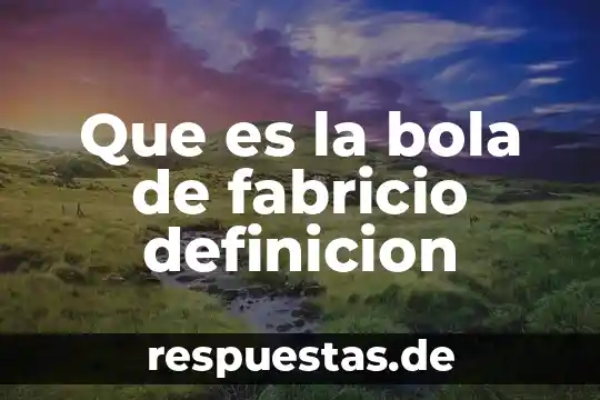 Definicion de que es la herencia en programacion 8 Que es la bola de fabricio definicion