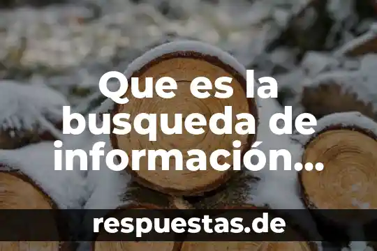 Que es la busqueda de información cientifica en internet