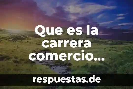 Que es un sistema internacional de medidas en matemáticas 4 Que es la carrera comercio internacional