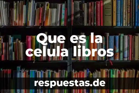 Qué es el nucleolo célula animal 6 Que es la celula libros