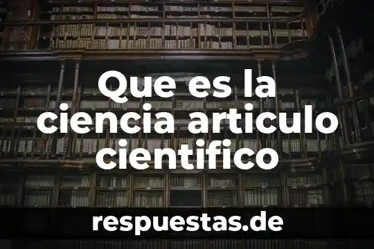 Que es magnetismo concepto cientifico 6 Que es la ciencia articulo cientifico