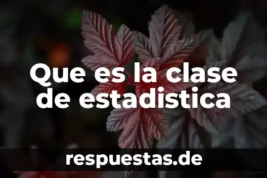 Que es la sesgo en estadistica 7 Que es la clase de estadistica