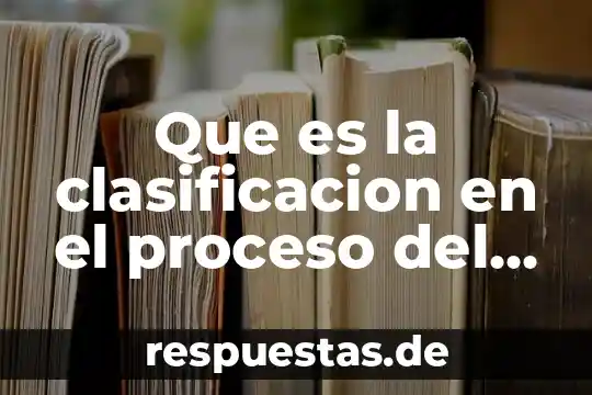 Que es multi proceso 5 Que es la clasificacion en el proceso del pensamiento