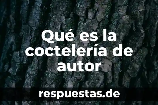 Que es socio emocional afectivo en ser humano 5 Qué es la coctelería de autor