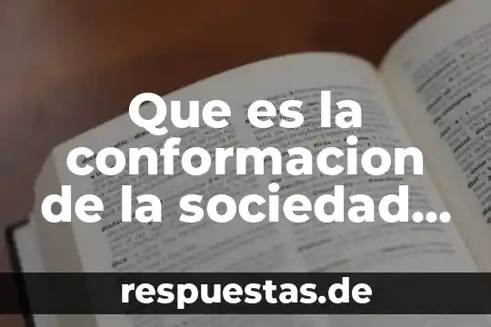 Que es sociedad de naciones 8 Que es la conformacion de la sociedad mercantil