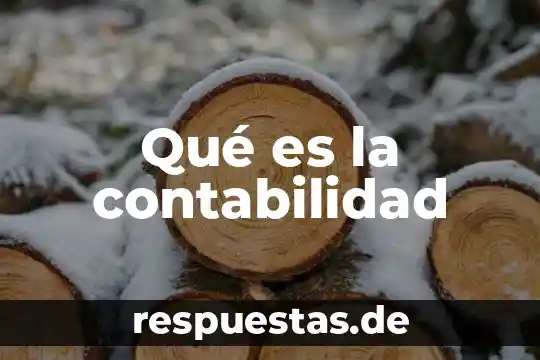 Qué es la contabilidad