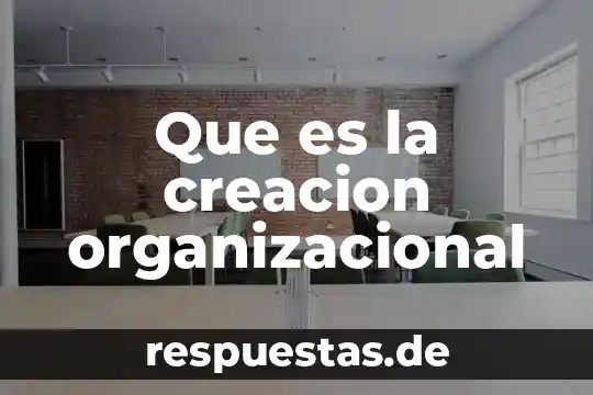 Que es una ideología organizacional 3 Que es la creacion organizacional