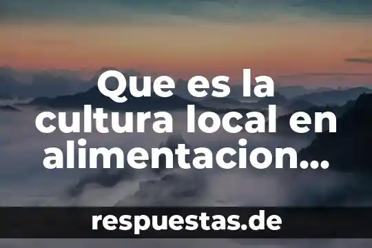 Que es la cultura de legibilidad 4 Que es la cultura local en alimentacion prezi