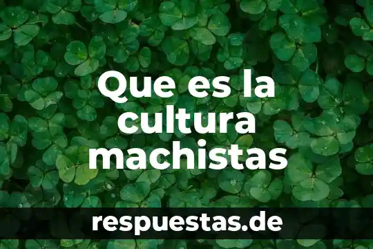 Que es tener firma electronica 7 Que es la cultura machistas