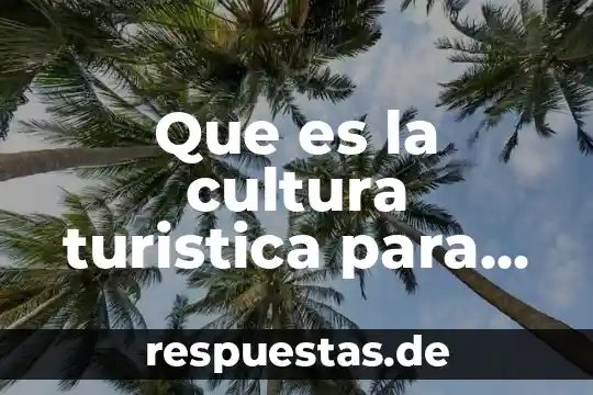 Que es un personal de contacto 8 Que es la cultura turistica para personal de contacto