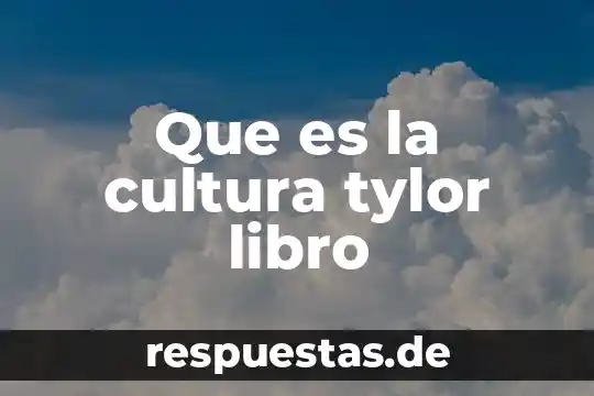Cultura afro que es 5 Que es la cultura tylor libro