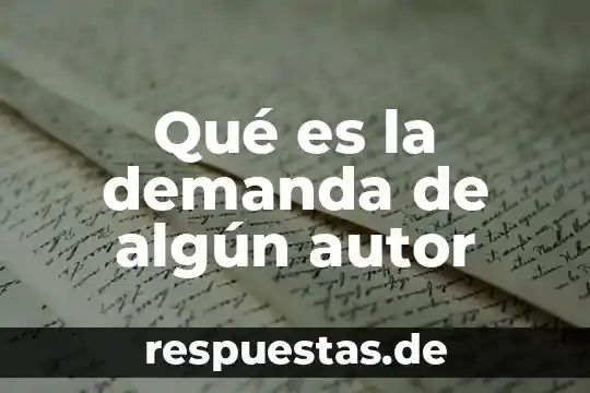 Que es el autor de luna de pluton 4 Qué es la demanda de algún autor