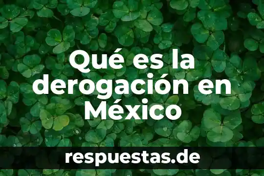 Que es un aborto eugenesico en mexico 7 Qué es la derogación en México