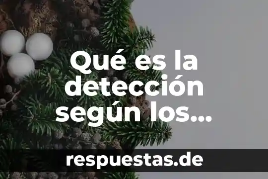 Que es la difusion del conocimiento libros 7 Qué es la detección según los libros