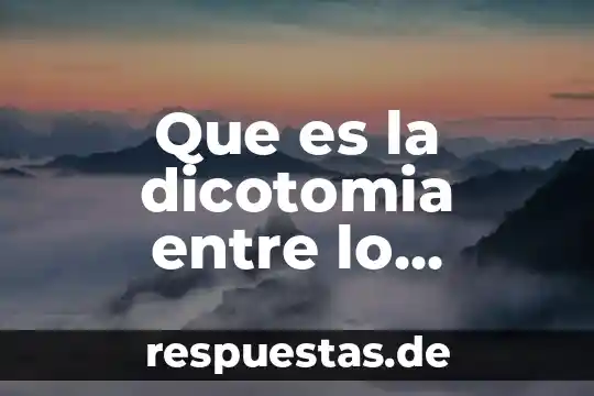 Que es sistema operativo privado concepto 6 Que es la dicotomia entre lo publico y lo privado
