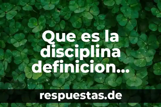 Que es un numero compuesto definicion 5 Que es la disciplina definicion larga