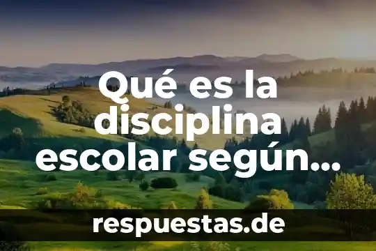 Qué es el pensamiento universal según Piaget 3 Qué es la disciplina escolar según piaget