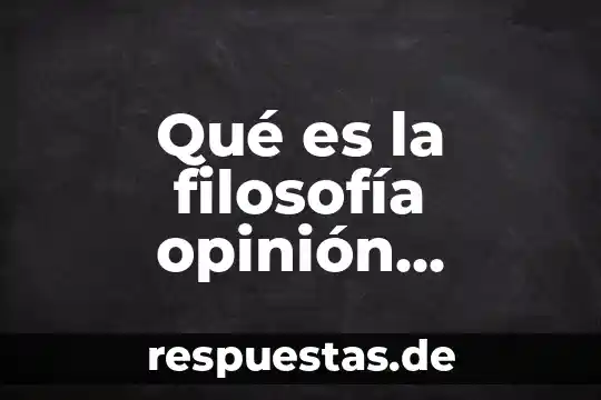 Que es mendigo yahoo 4 Qué es la filosofía opinión personal Yahoo
