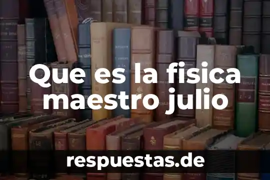 Qué es el plan maestro en arquitectura 7 Que es la fisica maestro julio