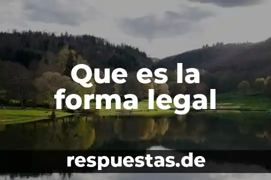Que es significa forma polar de un vector 3 Que es la forma legal