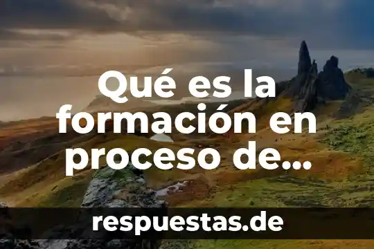 Que es la clasificacion en el proceso del pensamiento 6 Qué es la formación en proceso de duelo