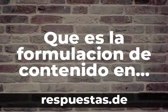 Que es impresionismo en una investigación 5 Que es la formulacion de contenido en una investigacion